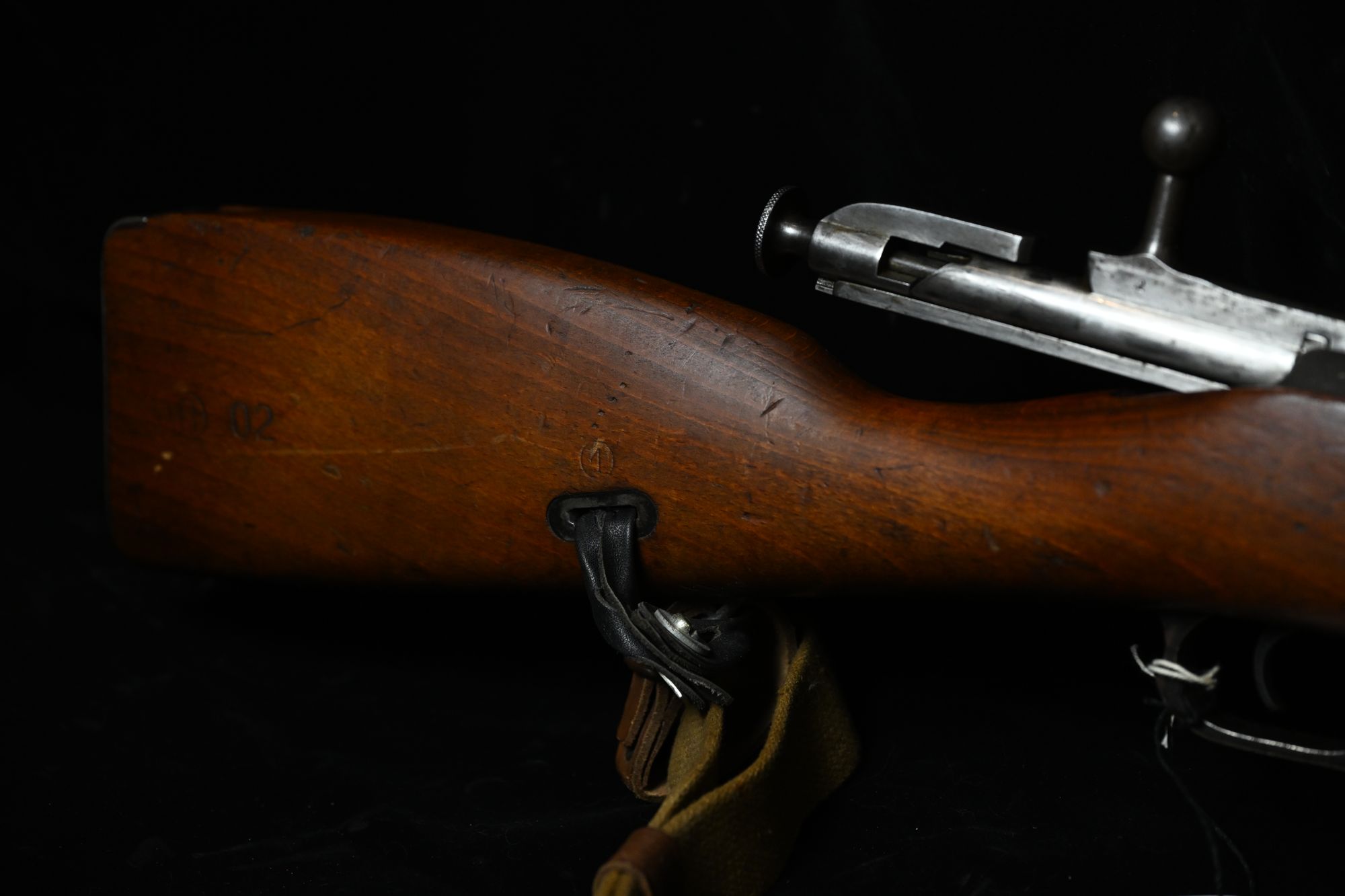 Hungarian Mosin-Nagant M44 Carbine 7.62x54R - 1953 Budapest 02, w/ Original Sling - Image 8